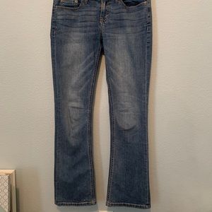 AEROPOSTALE | Bootcut Jeans Short, Medium Wash